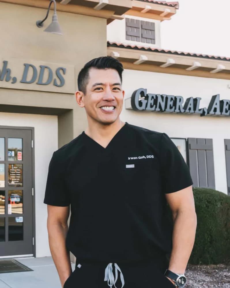 Dr. Goh — outside the practice